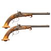 Image 2 : FINE PAIR 19TH CENTURY PERCUSSION TARGET PISTOLS &