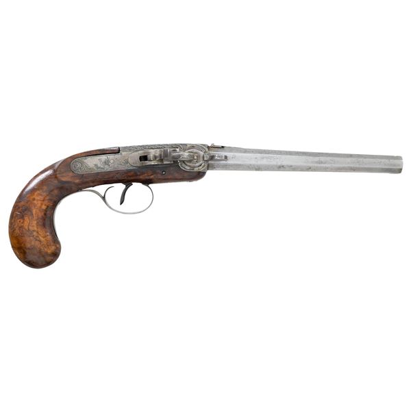 SIDEHAMMER PERCUSSION BREECH LOADING PISTOL