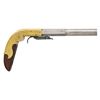 Image 1 : UNIQUE PATENT FOLDING UNDERHAMMER PISTOL.