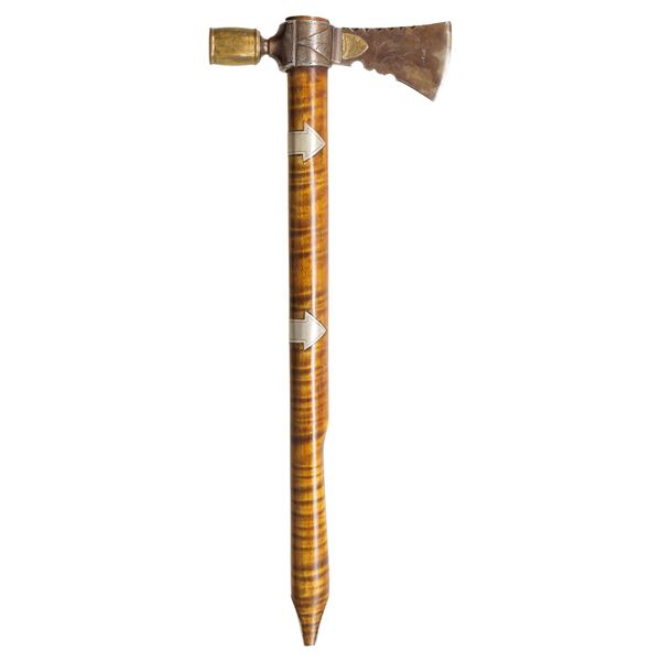 CONTEMPORARY PIPE TOMAHAWK BY WILLIAM BUCHELE.
