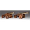 Image 1 : GROUP OF TWO MUZZLELOADING BRASS SIGNAL CANNONS