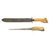 Image 2 : TWO SUPERIOR AMERICAN PRIMITIVE KNIVES WITH