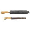 Image 5 : TWO SUPERIOR AMERICAN PRIMITIVE KNIVES WITH