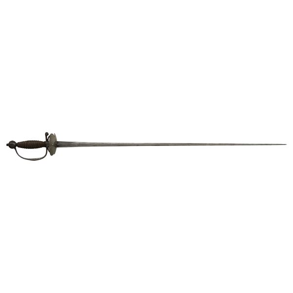 18th C STEEL HILT SMALL SWORD.