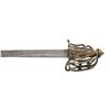 Image 4 : SCOTTISH BASKET HILT BROADSWORD WITH BRASS