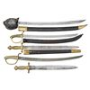 Image 1 : 5 19TH CENTURY FRENCH SWORDS.