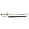 Image 1 : 18TH CENTURY AGATE GRIPED HUNTING SWORD WITH