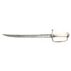 Image 2 : 18TH CENTURY AGATE GRIPED HUNTING SWORD WITH