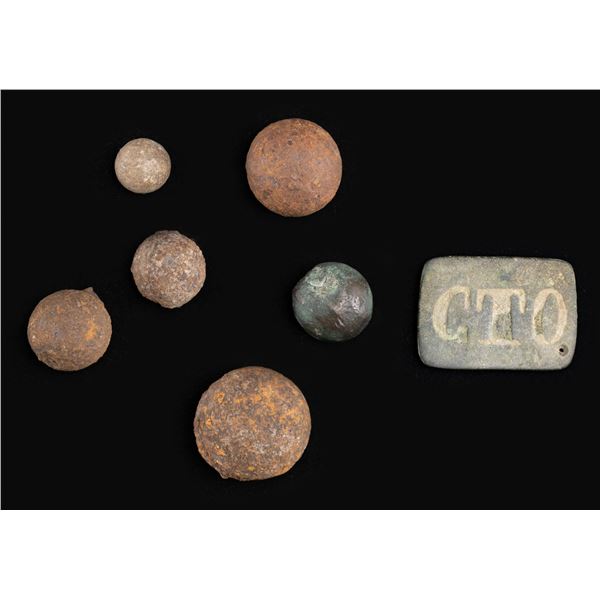 RELICS FROM MEXICAN WAR BATTLE OF CERRO GORDO.