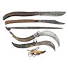 Image 1 : GROUP OF SIX EARLY FOLDING KNIVES.