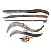 Image 2 : GROUP OF SIX EARLY FOLDING KNIVES.