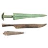Image 1 : THREE ANCIENT KNIVES.