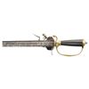 Image 4 : GERMAN COMBINATION HUNTING SABER & FLINTLOCK
