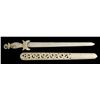 Image 1 : CHINESE WHITE JADE SWORD & SCABBARD.