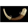 Image 2 : EARLY MIDDLE EASTERN OR NORTH AFRICAN POWDER HORN.