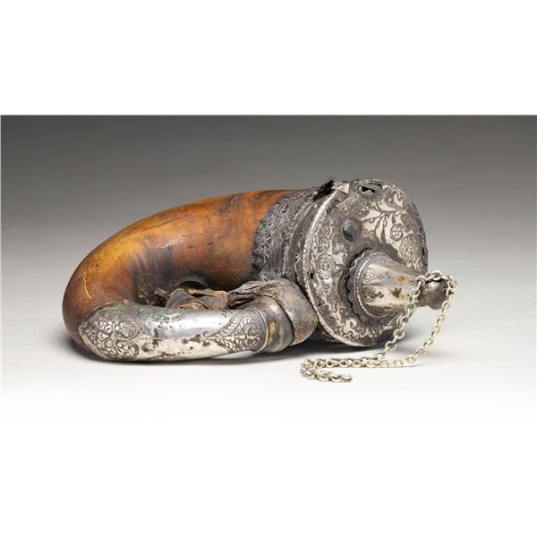 VINTAGE 19TH CENTURY SILVER MOUNTED MUGHAL