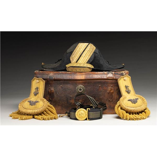 SPANISH-AMERICAN WAR ERA US NAVY CAPTAIN'S CHAPEAU
