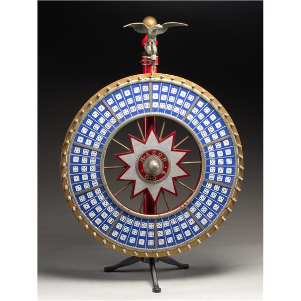 ATTRACTIVE ANTIQUE VERTICAL TABLE MODEL GAMBLING