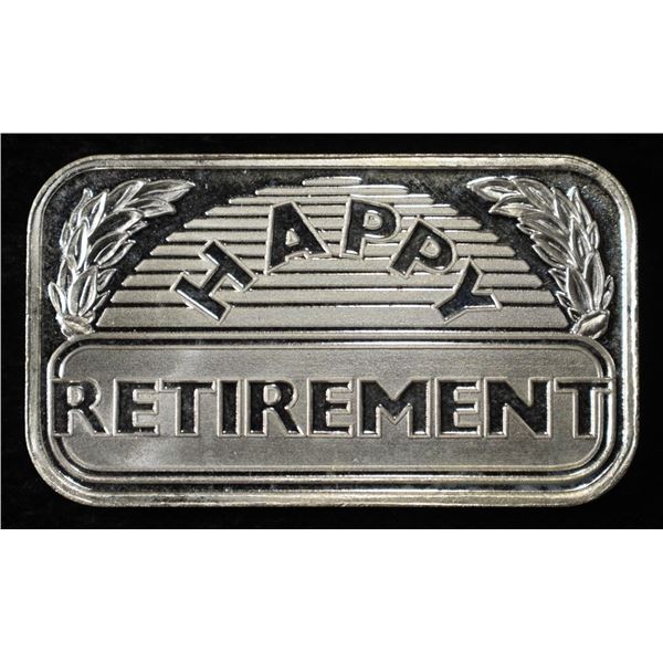 RETIREMENT 1 OZ 0.999 SILVER BAR