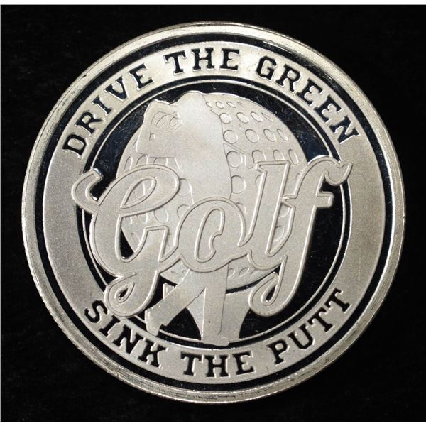 GOLF 1 OZ .999 SILVER ROUND
