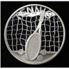 Image 1 : TENNIS 1 OZ .999 SILVER ROUND