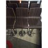 Image 2 : 12 Bar Stools with Metal Bases