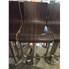 Image 4 : 12 Bar Stools with Metal Bases