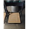 Image 3 : Black Wooden Chairs with Cane Seats