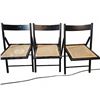 Image 4 : Black Wooden Chairs with Cane Seats