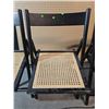 Image 6 : Black Wooden Chairs with Cane Seats