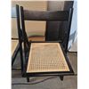 Image 7 : Black Wooden Chairs with Cane Seats
