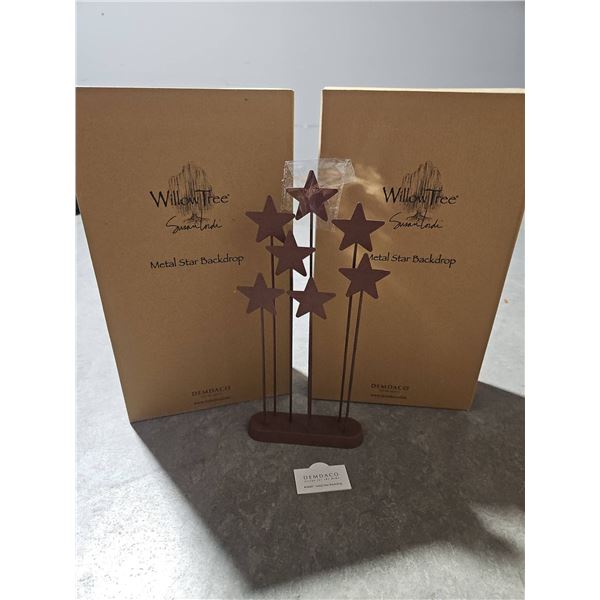 Willow Tree Metal Star Backdrop Set by Demdco