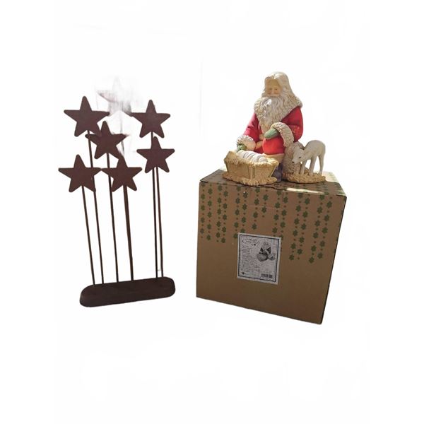 Willow Tree Christmas Figurines and Metal Déc