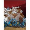 Image 2 : Glass Bird Ornaments Set, Clear and Blue