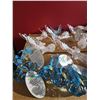 Image 3 : Glass Bird Ornaments Set, Clear and Blue