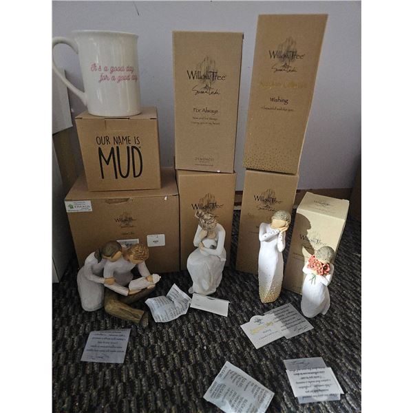 Willow Tree Figurines with Boxes, 5 Pieces