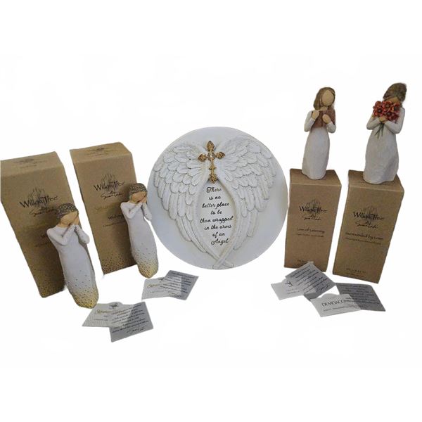 Willow Tree Angels and Angel Plaque Lot