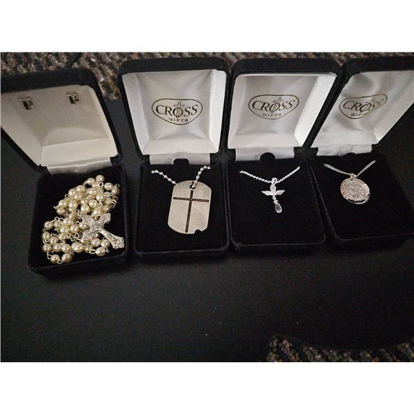 Cross Gifts Religious Jewelry Set