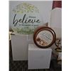 Image 3 : Decorative Inspirational Plaque and Gift Lot