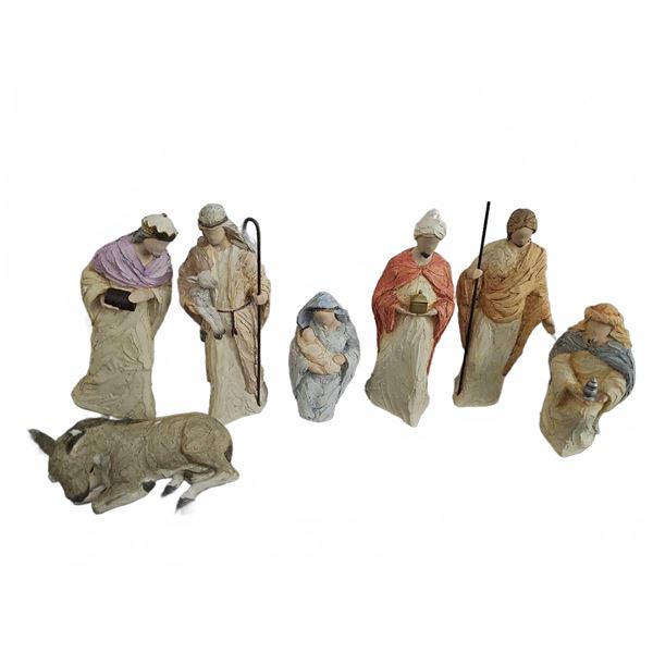 7-Piece Nativity Scene Figurine Set