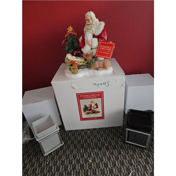 Possible Dreams Clothtique Santa Figurine