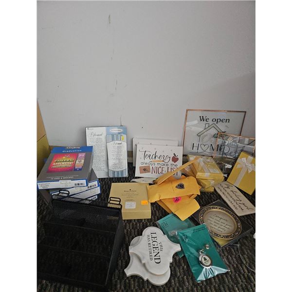 Stationery and Home Decor Lot