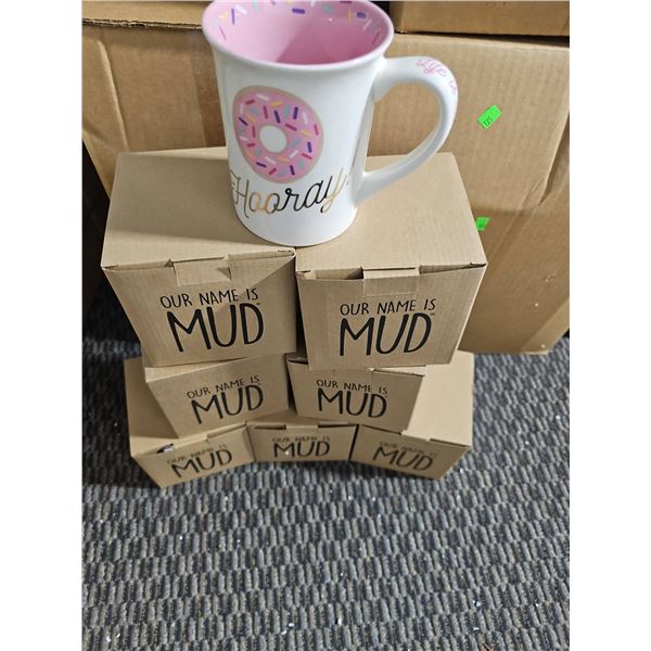 Our Name Is Mud Coffee Mugs, Set of 6