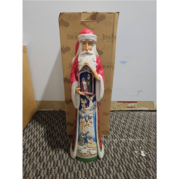 Big Size Jim Shore Santa Figurine