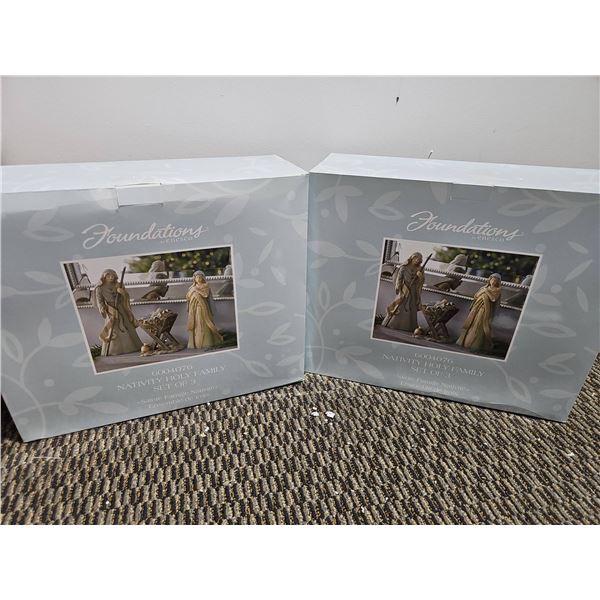 Foundations Nativity Holy Family Set of 3