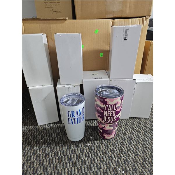2 Insulated Drink Tumblers