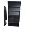 Image 1 : Lincora Metal Cabinet, 36 x 78 x 18 Inches