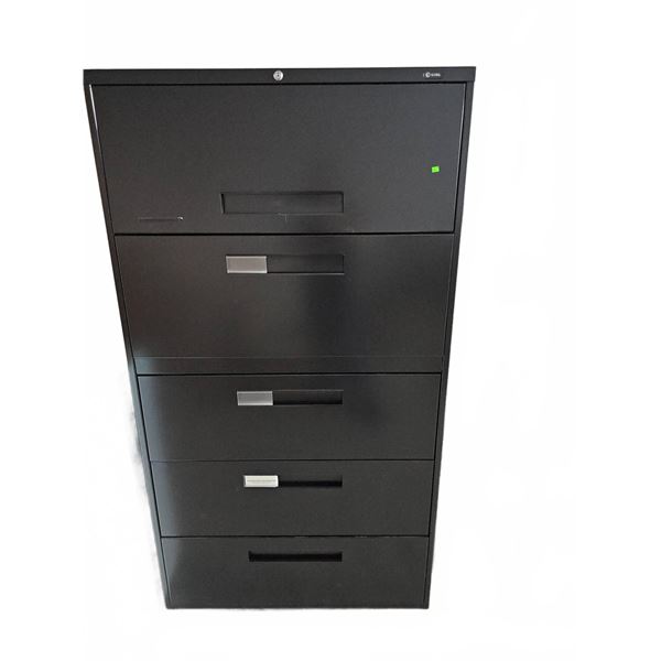Global Black Filing Cabinet 36x66x18