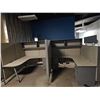 Image 1 : Office Cubicle Set, 11.5 ft x 74 in x 5.5 ft
