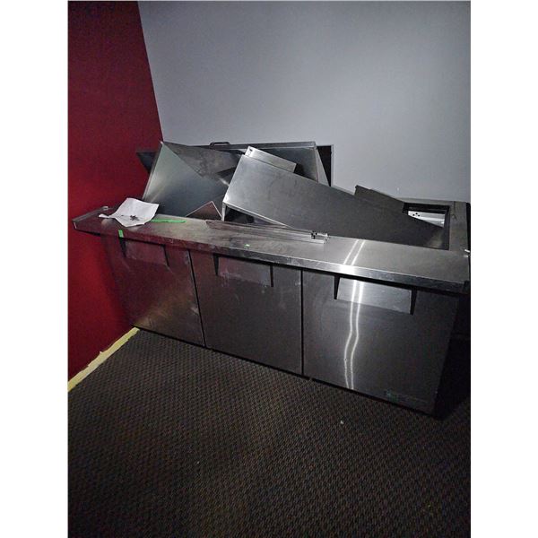 True Refrigerator, 73x34x36 Inches